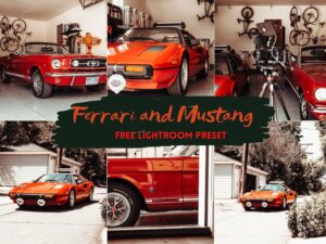 Ferrari and Mustang Free Lightroom Preset 100% www.Editingfree.com