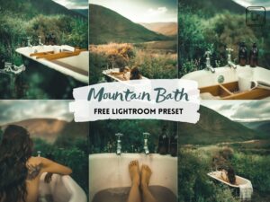 Mountain Bath Free Lightroom Preset 100% www.Editingfree.com