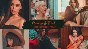 Orange & Teal Free Lightroom Preset 100% www.EditingFree.com
