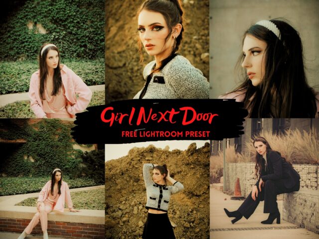 Girl next Door Free Lightroom Preset DNG and XMP www.Editingfree.com